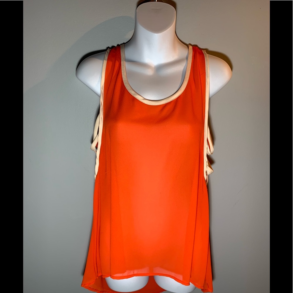 NWOT Large Orange Tank Top